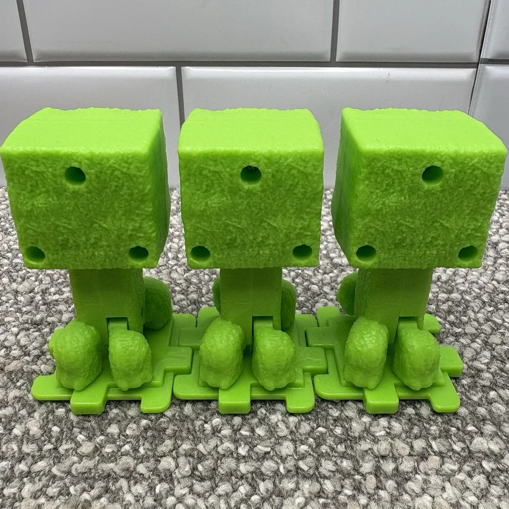 Minecraft 2025 McDonald's Toys Assorted Bee Creeper More Party Decorations‎